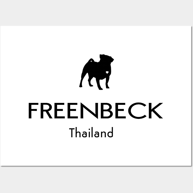 freenbecky black and white t shirt Wall Art by whatyouareisbeautiful